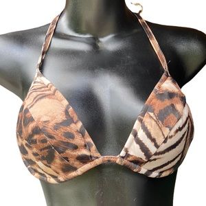 VS  Animal print push up bomb shell Bikini Top-36b
